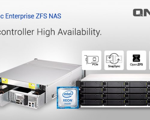 A QNAP bemutatja az új dual-controlleres ES1686dc vállalati szintű ZFS NAS-t