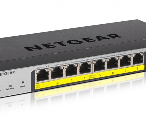 A NETGEAR® bemutatta a 8-portos Gigabit PoE+ Ethernet Smart Managed Pro Switch-et
